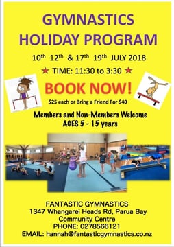 Holiday Programme full of activities, adventure and of course gymnastics 